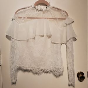 White Lace Shirt